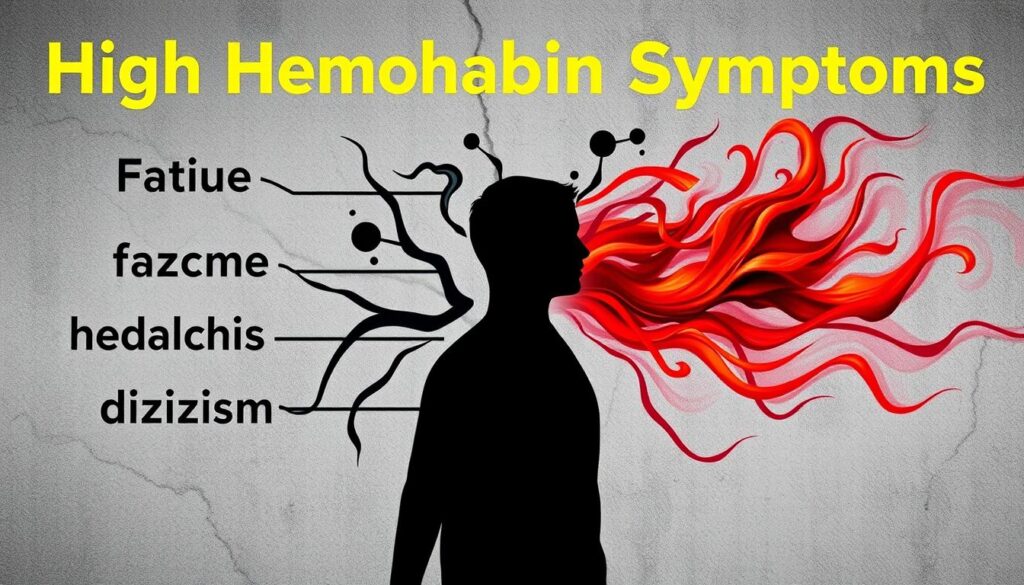 aukšto hemoglobino simptomai