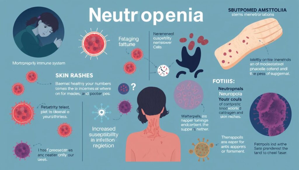 neutropenijos simptomai